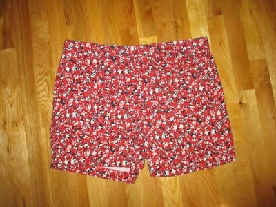 Pantalones Cortos Damas Banana Republic Rojo Azul Blanco Floral Talla 14 Foto 1 de 4