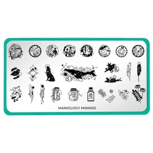 Maniology nail stamping plate MXM002 Htf, Limited Number by manufacturer - Picture 1 of 5
