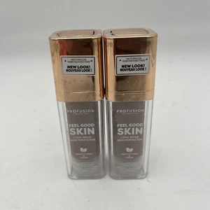 (2) Profusion Cosmetics Feel Good Skin Long Wearing Skin Perfector Deep 510 - Picture 1 of 4