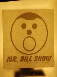 Vtg Iron On Heat T-Shirt Transfer: Saturday Night Live MR. BILL SHOW (Oh No!) - Picture 1 of 3