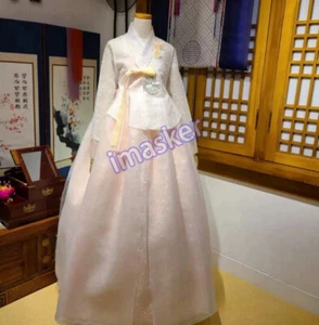 Hanbok Dress Traditional National Court Costume Korean Wedding Perform Dress Set - Picture 1 of 27