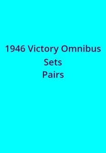 1946 Victory Omnibus Issues - Multiple Items Select from List - Picture 1 of 85
