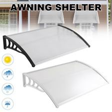 Door Canopy Awning Rain Shelter Front Back Porch Outdoor Shade Patio Roof Cover