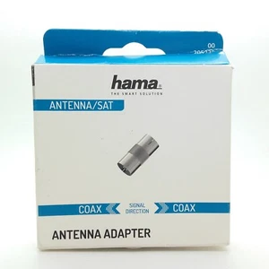 Adaptador Antenas Hama, Acoplamiento Coaxial Acoplamiento Coaxial 100093 - Imagen 1 de 1