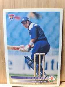 BRAD HODGE🏆1994 #83 Futera VICTORIA ACB Cricket Card🏆 - Picture 1 of 2