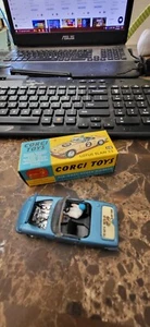 Corgi #318 Lotus Elan S2 Exxon "Tiger in Tank" original excellent in box - Picture 1 of 11