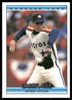 1992 Donruss #309b Darryl Kile Houston Astros Baseball Card - Image 1 of 2