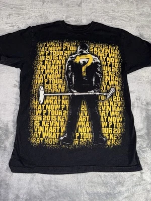 Kevin Hart Comedian What Now Tour 2015 Mens T-Shirt Size Small Black Funny - Image 1 of 4