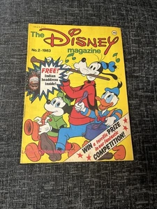 Disney Magazine/Comic - #2 - 1983 with Free Indian Headdress - Picture 1 of 5