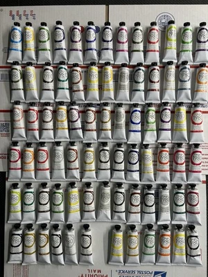 GAMBLIN 1980 OIL COLORS PAINT Lot Of “77” 37 mL TUBES Brand New Art Supplies - Image 1 of 4