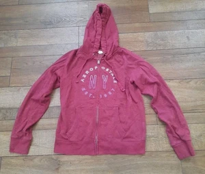 Womens Aeropostale Hoodie Purple/Cranberry Color Size Medium M Zip up Hoodie - Picture 1 of 5