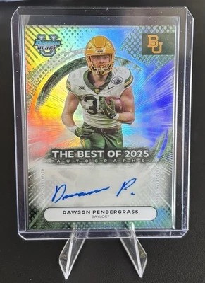 2025 Bowman Best Dawson Pendergrass Best Of 2025 Refractor Auto #BOA-DP Baylor - Image 1 of 2