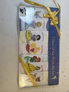 Disney - Baby Bibs - 7 DAYS OF THE WEEK COMPLETE SET of 7 - FREE SHIPPING! - Picture 1 of 7