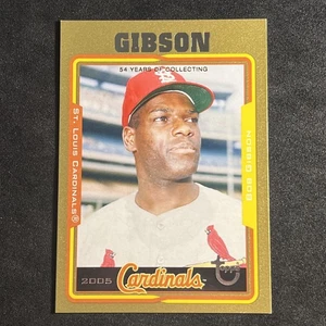 Bob Gibson Gold 234/500 2005 Topps Retired Signature Edition Baseball #6 - Bild 1 von 2