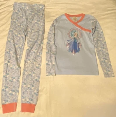 Pijama de manga larga Hanna Anderson Frozen Elsa descontinuado talla 140 edad 10 Foto 1 de 4
