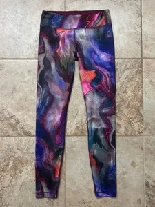 Athleta Girl Printed Chit Chat Tight Size M 8-10 Comfort Stretch - Picture 1 of 10