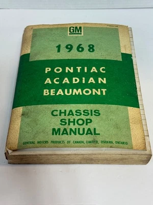 1968 PONTIAC ACADIAN BEAUMONT Chassis Service Shop Manual - Image 1 of 4