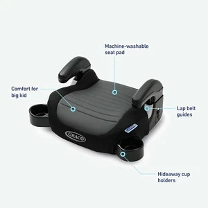 Asiento de coche elevador trasero Graco TurboBooster 2.0, Denton, totalmente nuevo, 40-100 lb - Imagen 1 de 6