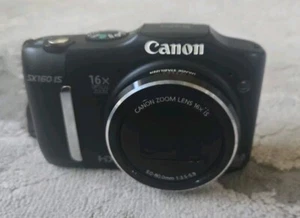 Canon PowerShot SX160 IS 16.0MP Digital Camera - Black (642031009669) - Picture 1 of 14