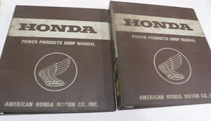 AMERICAN HONDA POWER PRODUCTS SHOP MANUAL 7 RING 1 1/2" BINDER BROWN PR O531-23 - Picture 1 of 8