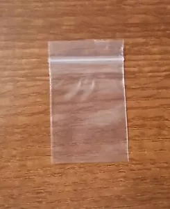 100 2" x 3" Clear Reclosable Zip Seal Bag Plastic 2 Mil Lock Bags Jewelry Zipper - Picture 1 of 4