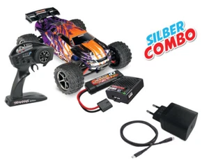 Traxxas E-Revo 1:16 purble violett VXL RTR Brushless Silber Combo TRX71076-8-PRP - Bild 1 von 4