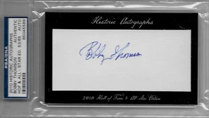Bobby Thomson, NY Giants — Historic Autographs HOF/All-Star Edition — 53/65 - Picture 1 of 2