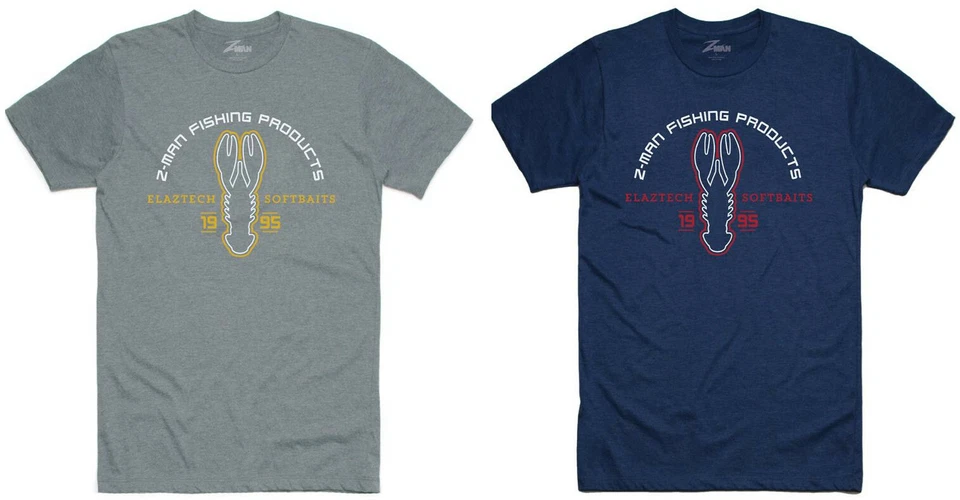 Z-Man CrawZ TeeZ Short Sleeve T-Shirt Soft Plastic Crawfish Zman Graphic Tee - Image 1 of 1