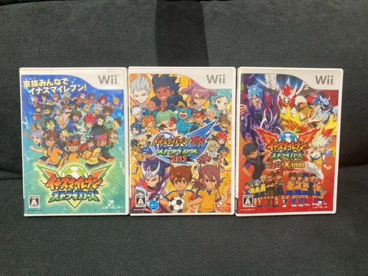 Inazuma Eleven Strikers & 2012 Xtreme 2 & Go Strikers 2013 Nintendo Wii Japan - Image 1 of 4