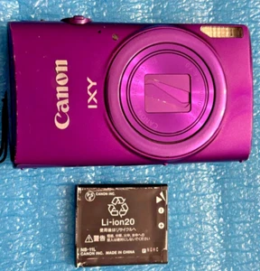 Canon IXY 630 PowerShot ELPH 340 HS IXUS 265 HS 16.0MP 12x Purple F/S From Japan - Picture 1 of 10