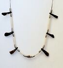Beaded Necklace Buffalo Teeth Tribal Oa Regalia Pow Wow N366