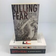Thriller Books Fear, Killing Fear and City of Fear Small Paperback Alafair Burke
