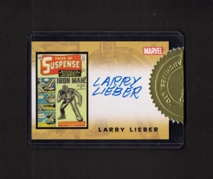 LARRY LIEBER SIGNED TALES OF SUSPENSE #39 AUTO CARD IRON MAN MARVEL RITTENHOUSE - Picture 1 of 2