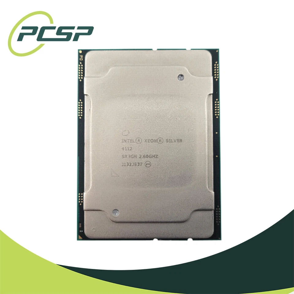 Intel Xeon Silver 4112 SR3GN 2.60GHz 8.25MB Quad Core LGA3647 CPU Processor - Image 1 of 2