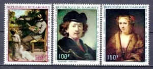 Gemälde Dahomey 1970 (47) Yvert Nr. Pa 117 Rechts 119 Entwertet Verwendet - Bild 1 von 1