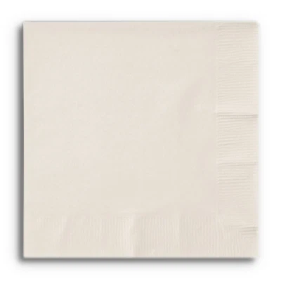 CEG Classic Paper Beverage Napkins, Ivory (57161B) - Image 1 of 3