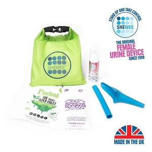 SHEWEE Flexi Travel Pack Pee Funnel, Urine and Sick Bags Bundle UK – Blue - Picture 1 of 1