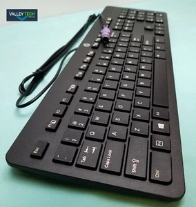HP Keyboard 803180-001 PS2 Slim KB Win 8 US NEW - Picture 1 of 4
