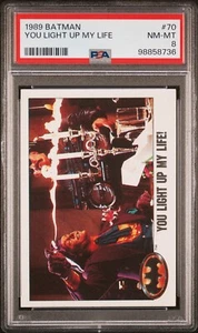 1989 Topps Batman #70 You Light up My Life PSA 8 Near Mint/Mint - Picture 1 of 2