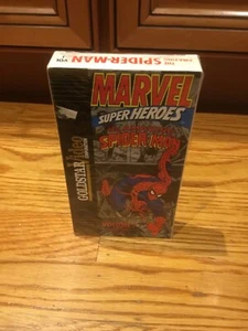 NEW SEALED Marvel Super Heroes Amazing Spider-Man Goldstar Video Vol 1 VHS 1991 - Picture 1 of 3