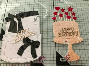 ETIQUETA DE REGALO, TROQUELADO HECHO A MANO Y JUEGO DETALLADO EN RELIEVE DE 2 ETIQUETAS DE REGALO GRANDES - Imagen 1 de 4
