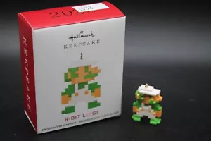Markenzeichen Weihnachtsschmuck 8 Bit Luigi Super Mario Bros Mini Geschenk Neu im Karton PT26 - Bild 1 von 2