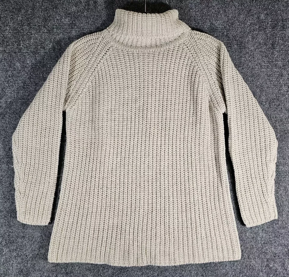 Suéter Ralph Lauren Tejido Talla P/P Petite Plus Marfil Alpaca Lenin Para Mujer Foto 1 de 4