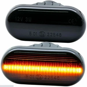2x LED SEITENBLINKER für NISSAN 350 Z | Micra K12 | Note E11 Schwarz - Picture 1 of 3