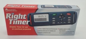Right Timer LER6955 Desktop Clock Timer With Case by Learning Resources - Picture 1 of 3