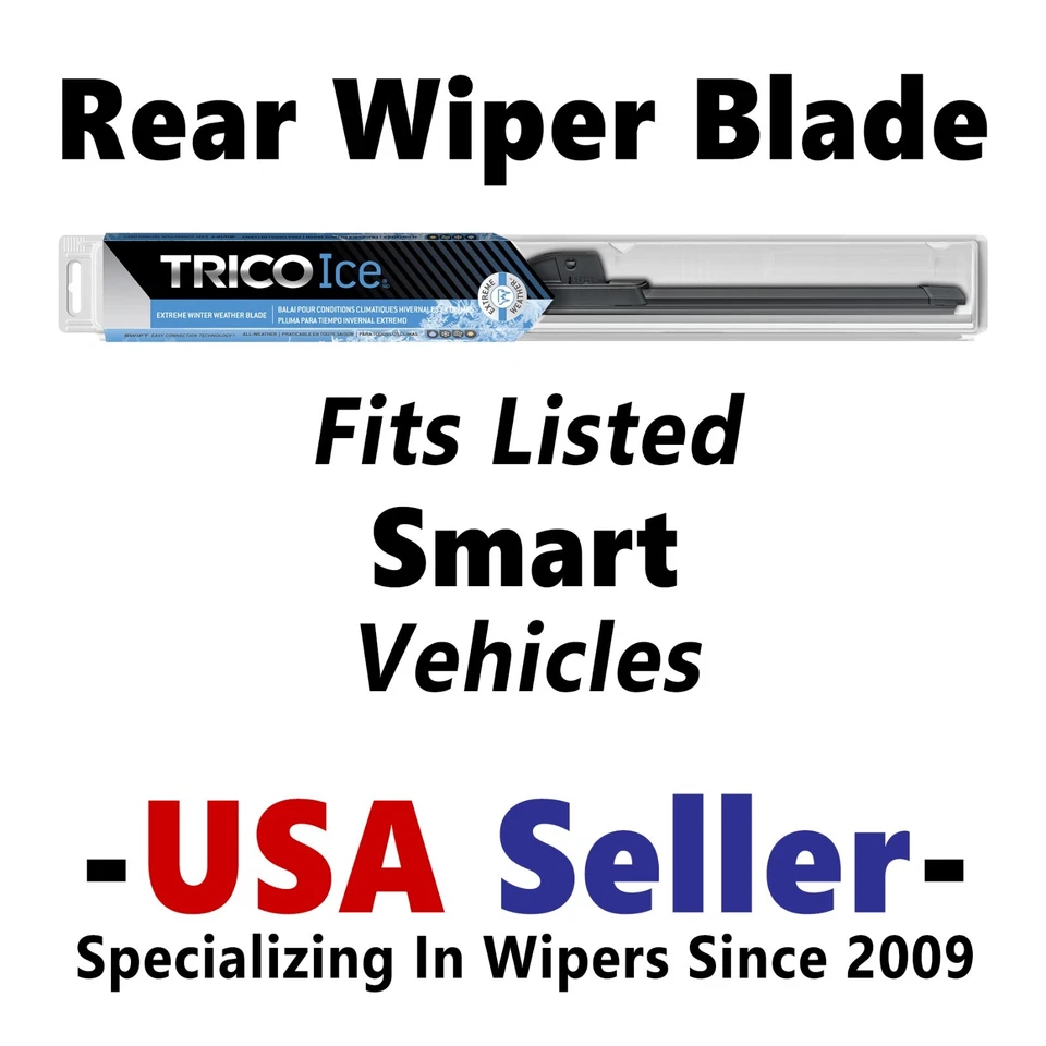 Rear Wiper - WINTER Beam Blade Premium - fits Listed Smart Vehicles - 35130 Foto 1 de 1