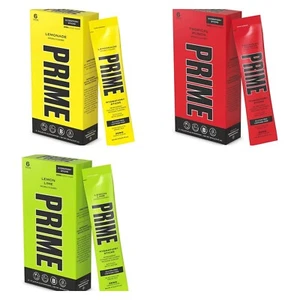 PRIME Hydration Sticks Lemon Lime Tropical Punch Lemonade Single Serve Lot of 5  - Picture 1 of 12