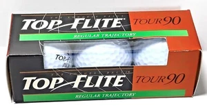 Spalding Top Flite Tour 90 Regular Trajectory golf ball 3 pack NIP unused - Picture 1 of 6