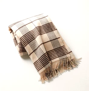 Ralph Lauren Home Collection Deacon Plaid Wool Throw Blanket 54" x 72" NWT - Picture 1 of 3