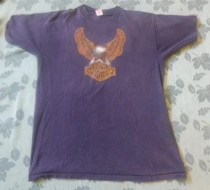 Orig. Vintage Harley Davidson T-Shirt L. CM&H CYCLES. GRAND JCT, CO - Picture 1 of 5